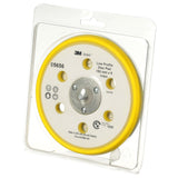 3M 05656 Stikit Low Profile Abrasive Disc Back-up Pad, PSA, Threaded 5/16-24 EXT, Yellow, 6 in, 6 Hole (7000120068) (10 Pack) - 7