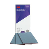 3M 443SA 30289 Trizact Hookit Foam Abrasive Sheet, 5000 Grit, Teal, 2-3/4 in x 5-1/2 in, 15 Sheets per Carton (7000120135) (60 Pack) - 6