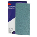 3M 443SA 30289 Trizact Hookit Foam Abrasive Sheet, 5000 Grit, Teal, 2-3/4 in x 5-1/2 in, 15 Sheets per Carton (7000120135) (60 Pack) - 8