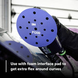 3M 270J 34408 Hookit Flexible Abrasive Disc, Dust Free, P1200, Purple, 6 in, Paint Finishing, Defect Removal, Clear Coat Sanding (7000120197) (125 Pack) - 5