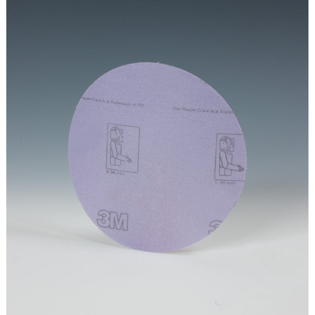 3M 360L Hookit Film Disc, P500, 6 in x NH, Die 600Z (7000120256) (500 Pack)