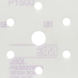 3M 260L 00911 Hookit Finishing Film Abrasive Disc, P600, White, 3 in (7000120387) (200 Pack) - 2