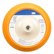 3M 05568 Stikit Soft Abrasive Disc Back up Pad, PSA, Soft Foam, Yellow, 8 in, 5/8 in-11 (7000120406)