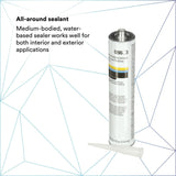 3M 08693 Auto Glass Urethane Windshield Adhesive, Medium Viscosity, High-Strength, Fast-Curing, Black, 310 mL/10.5 fl oz Cartridge (7000120424) - 6