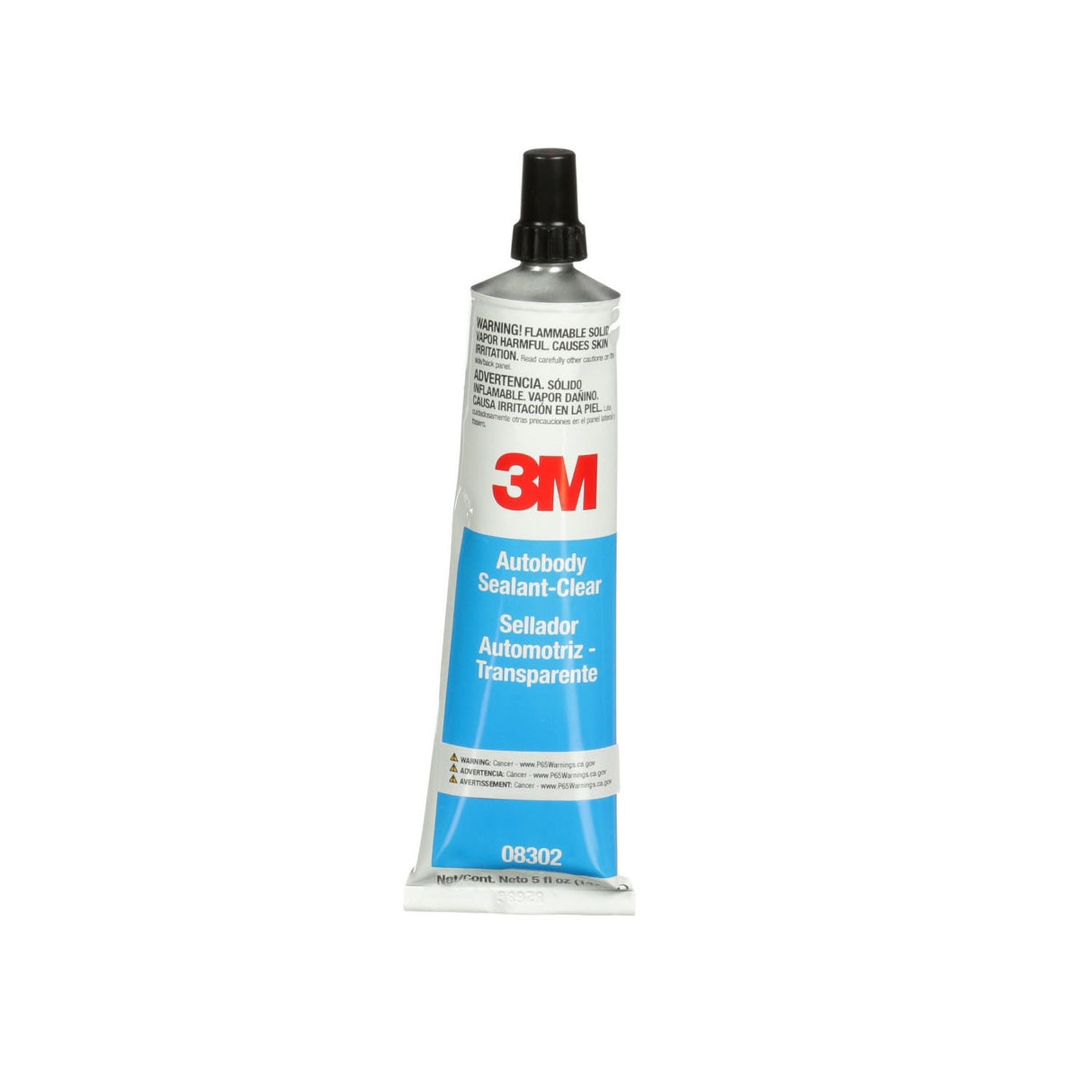 3M Ultrapro Autobody Sealant, Clear, High-Solids, Heavy-Bodied, Fast-Curing, Solvent-Based, 5 oz Tube (08302) (7000120449) (6 Pack) - 2