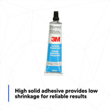 3M Ultrapro Autobody Sealant, Clear, High-Solids, Heavy-Bodied, Fast-Curing, Solvent-Based, 5 oz Tube (08302) (7000120449) (6 Pack) - 7