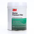 3M Marine Premium Filler, 1 qt, White (46005) (7000120451) (6 Pack)