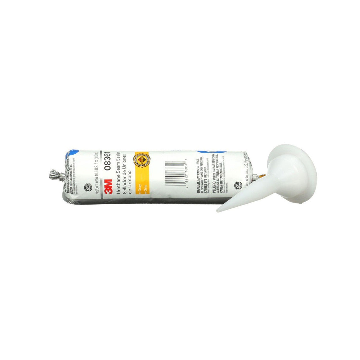 3M Urethane Seam Sealer, Gray, 310 mL 10.5 fl oz Foil Pack (08361) (7000120461) (6 Pack) - 2