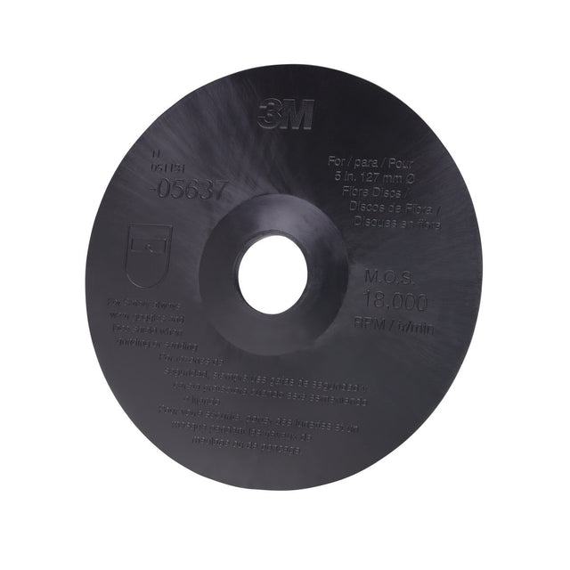 3M 05637 Fibre Disc Backup Pad, 5 in x 7/8 in (7000120462) (10 Pack)