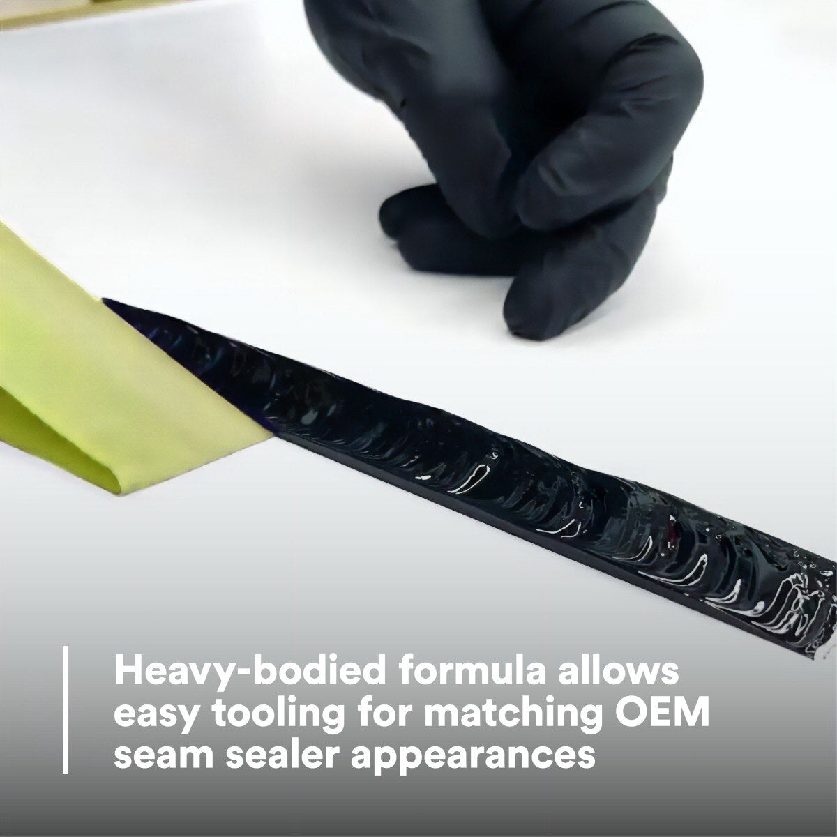 3M 08308 Heavy-Bodied Seam Sealer Two-Part Self-Mixing Automotive Epoxy Black 200 ml 6.75 fl oz Cartridge (7000120463) (6 Pack) - 9