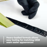 3M 08308 Heavy-Bodied Seam Sealer Two-Part Self-Mixing Automotive Epoxy Black 200 ml 6.75 fl oz Cartridge (7000120463) (6 Pack) - 9