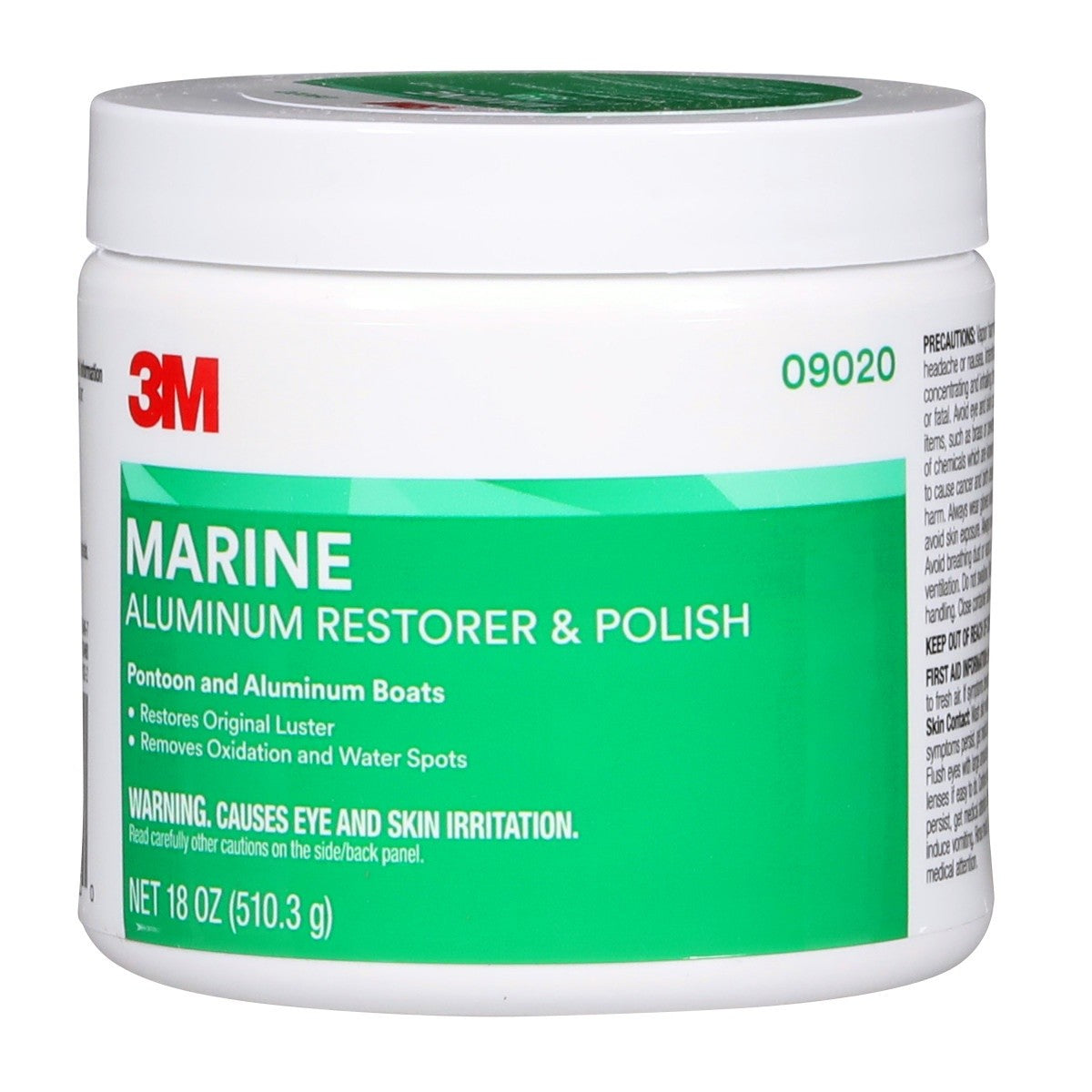 3M Marine Aluminum Restorer and Polish, 18 oz, Pink Paste (09020) (7000120468) (6 Pack)