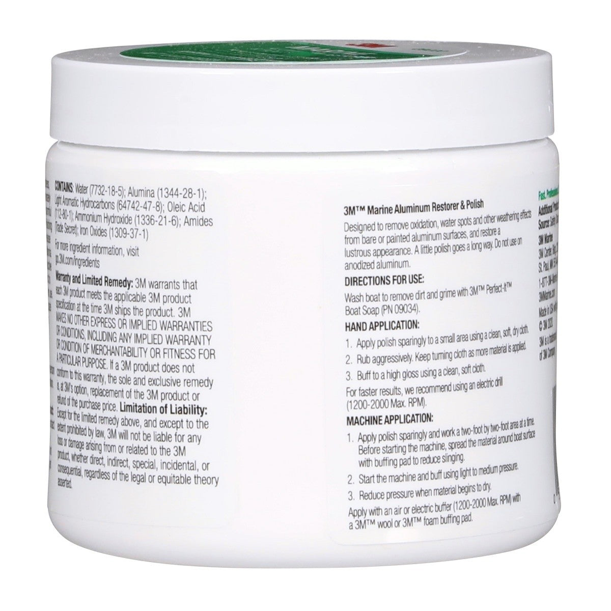 3M Marine Aluminum Restorer and Polish, 18 oz, Pink Paste (09020) (7000120468) (6 Pack) - 3