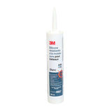 3M Marine Grade Silicone Sealant, White, 3 oz Tube (08017) (7000120479) (6 Pack) - 3