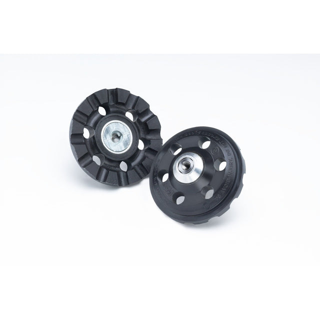3M 02286 Roloc D/F Cool Running Disc Pad TR, 4 in 3/8 in-24 Internal (7000120499) (5 Pack)