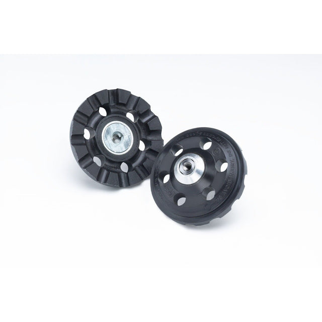 3M 02286 Roloc D/F Cool Running Disc Pad TR, 4 in 3/8 in-24 Internal (7000120499) (5 Pack)