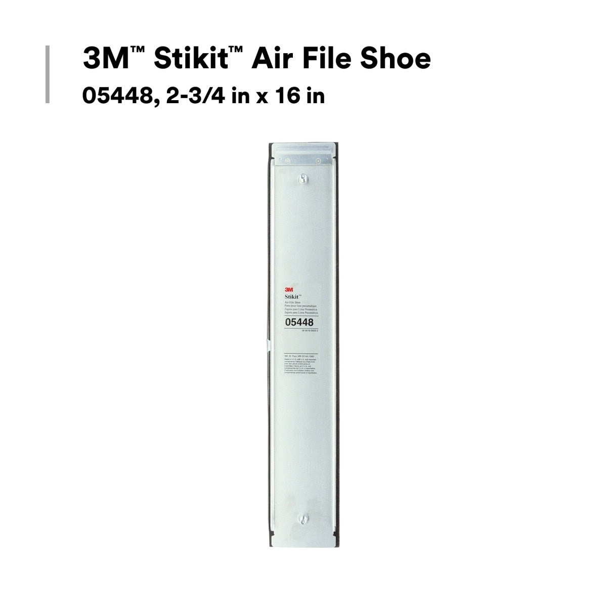 3M 05448 Stikit Air File Shoe, 2-3/4 in x 16 in (7000120512) (5 Pack) - 5