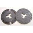 3M 80516 Disc Pad Face Plate Ribbed, 7 in, Medium Gray (7000120515) (10 Pack)