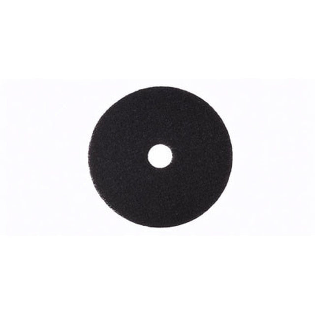 3M 7300 High Productivity Pad, Black, 24 in, Extra Coarse, Center Hole (7000120571) (5 Pack)