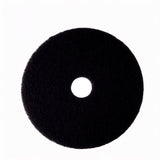 3M 7200 Low-Speed Stripper Floor Pad, Black, 19 in Diameter, Center Hole (7000120631) (5 Pack)