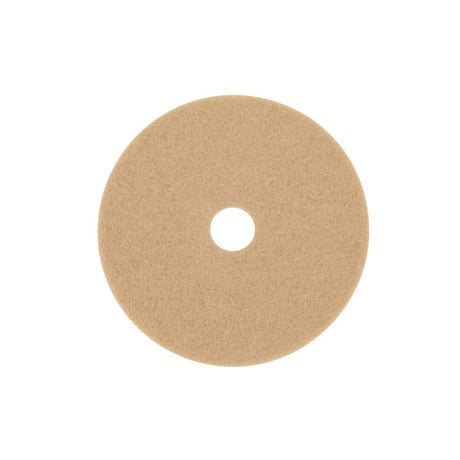 3M 3400 Tan Burnish Pad, Ultra High Speed Burnishing Floor Pad, Fine, Tan, 19 in (7000120648) (5 Pack)