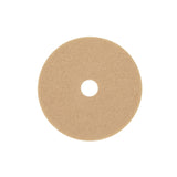 3M 48011056079 Tan Burnish Pad, Fine, Tan, 21 in, Center Hole, 1500-3000 RPM (7000120649) (5 Pack)