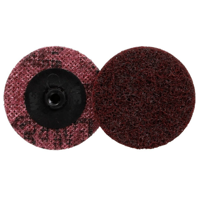 3M SC-DS Scotch-Brite Roloc Surface Conditioning Disc, TS, Aluminum Oxide Medium, Maroon, 2 in (7000120667) (200 Pack)