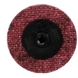 3M SC-DS Scotch-Brite Roloc Surface Conditioning Disc, TS, Aluminum Oxide Medium, Maroon, 2 in (7000120667) (200 Pack) - 2