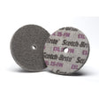 3M XL-UW Scotch-Brite EXL Unitized Wheel, 2S Fine, SiC, Gray, 4 in x 1/2 in x 1/4 in, 8500 RPM (7000120678) (10 Pack)