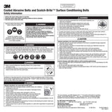 3M SC-BS Scotch-Brite Surface Conditioning Scrim Backed Belt, A/O Very Fine, 3/8 in x 13 in (7000120694) (20 Pack) - 6