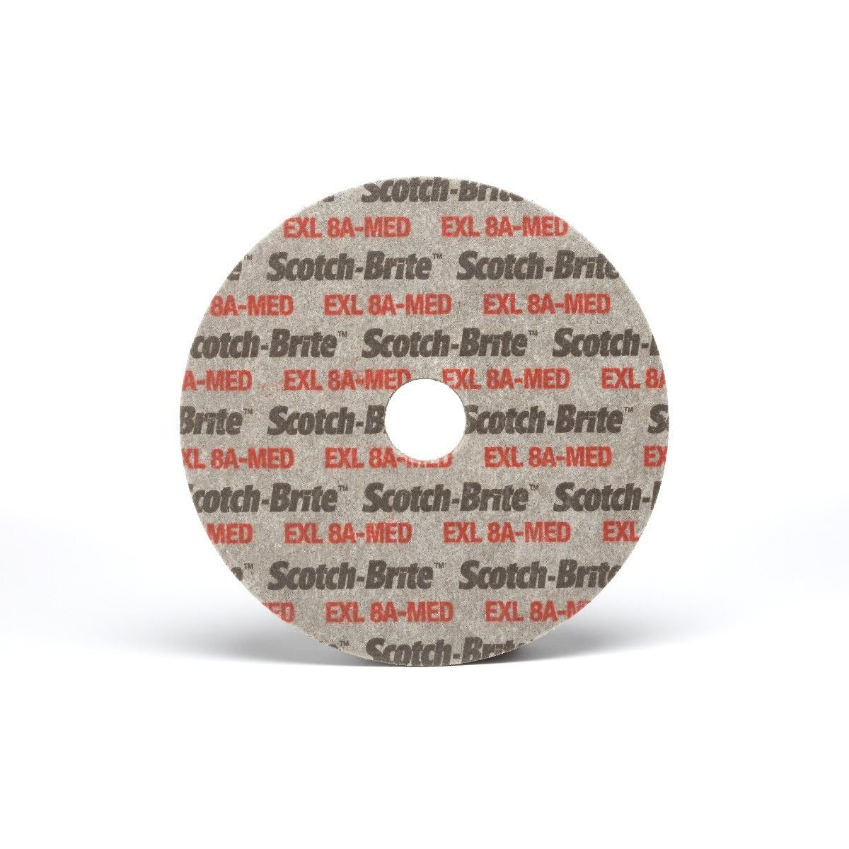 3M XL-UW Scotch-Brite EXL Unitized Wheel 8A Medium Aluminum Oxide Tan 3 in x 1/8 in x 1/4 in (7000120739) (40 Pack)
