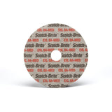 3M XL-UW Scotch-Brite EXL Unitized Wheel 8A Medium Aluminum Oxide Tan 3 in x 1/8 in x 1/4 in (7000120739) (40 Pack)