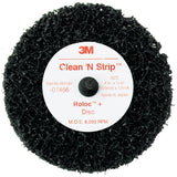 3M 7466 Scotch-Brite Roloc + Clean and Strip Disc, 4 in x 1/2 in, S XCS (7000120779) (10 Pack)