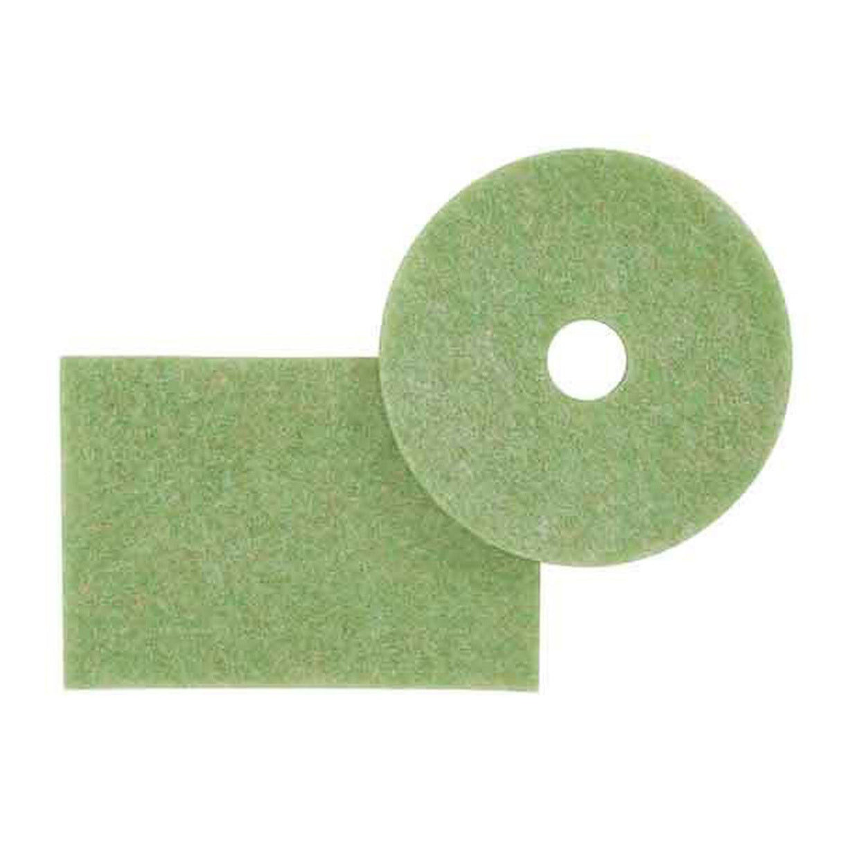 3M 5000 Autoscrubber Pad, Green, Medium, 13 in (7000120817) (5 Pack) - 3