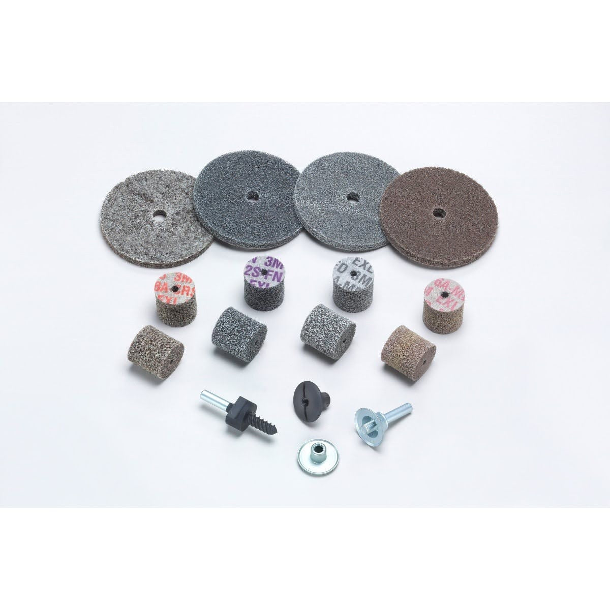 3M 990S Scotch-Brite Unitized Wheel Pack Assorted Metal Finishing (7000120830) (5 Pack)