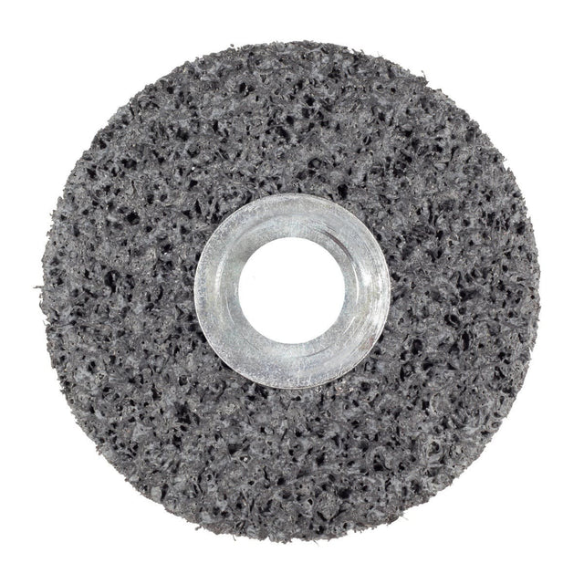 3M Scotch-Brite Clean and Strip Unitized Wheel, CS-UW, Silicon Carbide, 7S Extra Coarse, Black, 4 in x 1 in x 1/4 in, 10000 rpm (7000120868) (5 Pack)