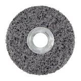 3M Scotch-Brite Clean and Strip Unitized Wheel, CS-UW, Silicon Carbide, 7S Extra Coarse, Black, 4 in x 1 in x 1/4 in, 10000 rpm (7000120868) (5 Pack)