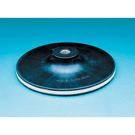 3M 918 Disc Pad Holder, Hook and Loop, 8 in, 5/8-11 Internal Thread, White (7000120891)
