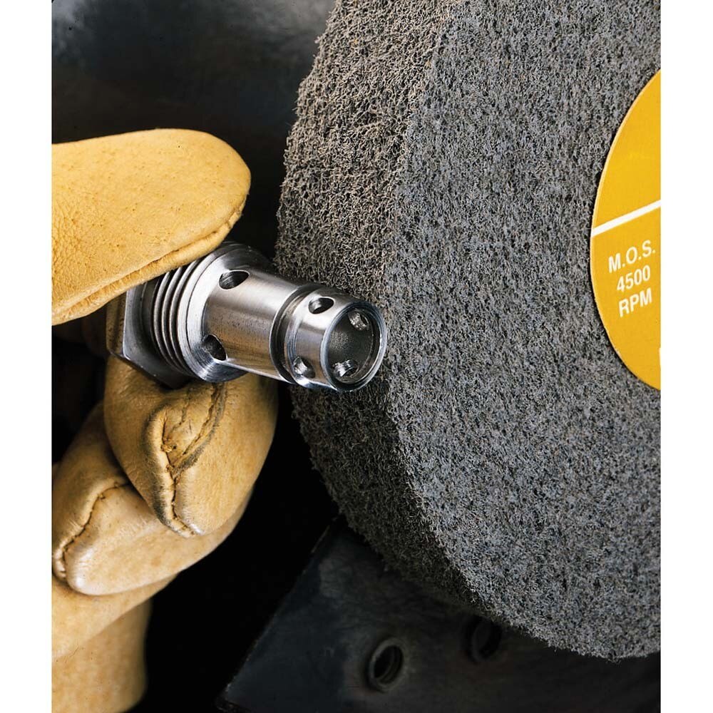 3M 7000120904 Scotch-Brite Light Deburring Wheel, Silicon Carbide, 6000 rpm, 6" Diameter x 1/2" Width, 1" Arbor, 6S Fine Grit (4 Pack) - 2