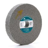 3M XL-WL Scotch-Brite EXL Deburring Convolute Wheel, 8S Medium, Silicon Carbide, Gray, 6 in x 1/2 in x 1 in, Center Hole (7000120911) (4 Pack)