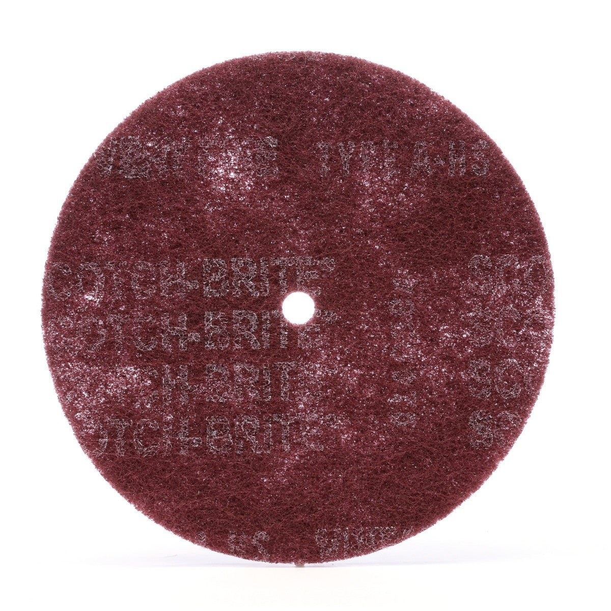 3M Scotch-Brite High Strength Disc, Aluminum Oxide Very Fine, Maroon, 8 in x 1/2 in (7000120989) (20 Pack)