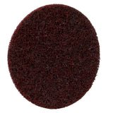 3M SC-DM Scotch-Brite Roloc Surface Conditioning Disc AO Medium TSM 3 in Maroon (7000120993) (100 Pack) - 4