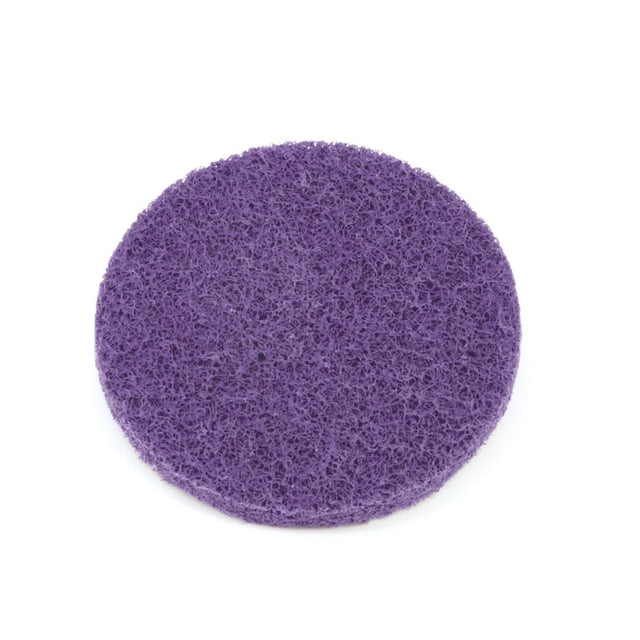 3M BF-DC Scotch-Brite HS Blend and Finish Disc, Aluminum Oxide Medium, Purple, 8 in x 1/2 in (7000121118) (50 Pack)