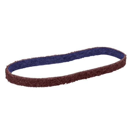 3M 7000121127 Scotch-Brite Durable Flex Low Stretch Belt, DF-BL, A/O Medium, 1/2 in x 12 in (20 Pack)