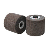 3M Scotch-Brite Match and Finish Flap Brush, Threaded, Medium, Gray, 4-1/2 in x 4 in x 5/8 in-11 (7000121168)