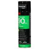 3M 90 Hi-Strength 90 CA Spray Adhesive Low VOC Clear 24 fl oz Can Net Wt 19 oz (7000121418) (12 Pack) - 3