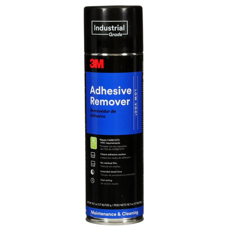 3M ADH REMOVER Adhesive Remover Low VOC 20 Percent Aerosol Can, Transparent, 24 fl oz, Net Wt 18.7 oz (7000121420) (12 Pack)