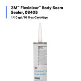 3M Flexiclear Body Seam Sealer, Transparent, 10 fl oz Cartridge (08405) (7000121530) (12 Pack) - 3
