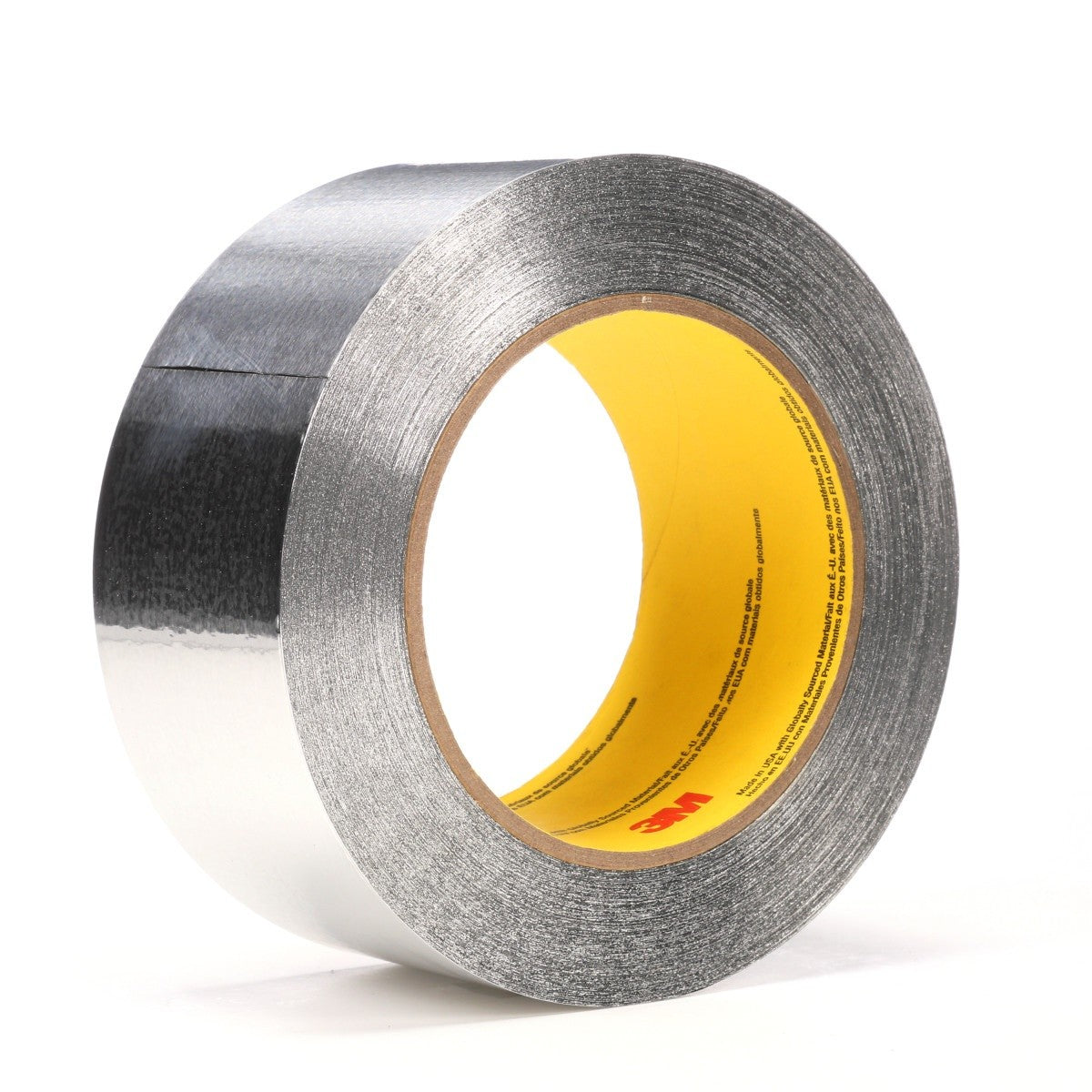 3M 34383 Aluminum Foil Tape, Silver, 2 in x 60 yd, 4.5 mil (7000122329) (24 Pack)