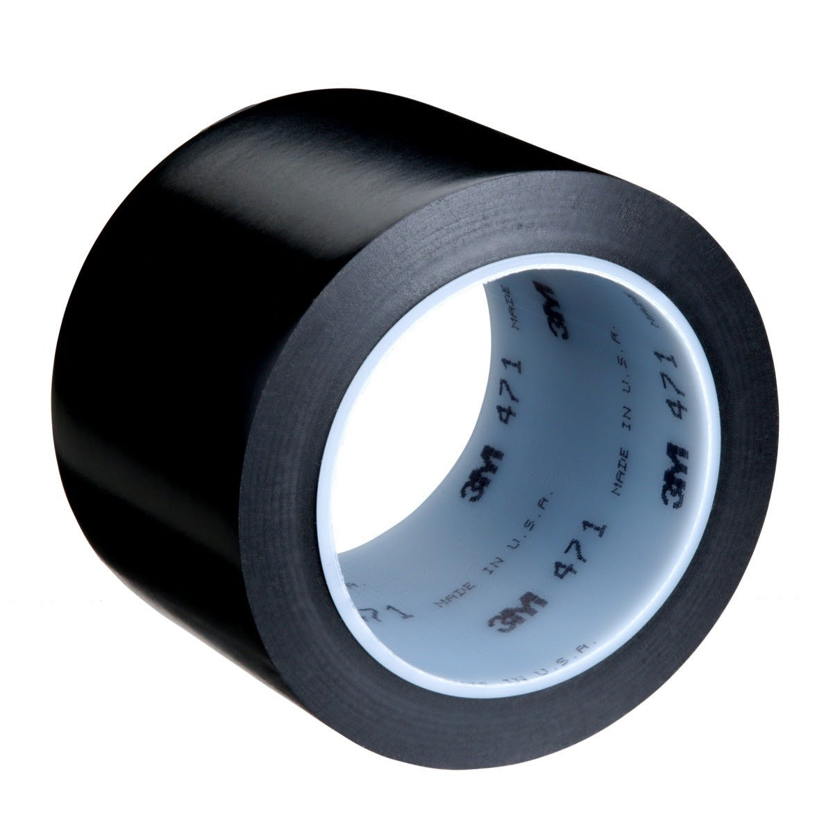 3M 471 Vinyl Tape, Black, 3 in x 36 yd, 5.2 mil (7000122475) (12 Pack) - 2